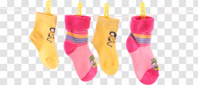 Sock Clothing Clip Art - Footwear - Baby Socks Transparent PNG