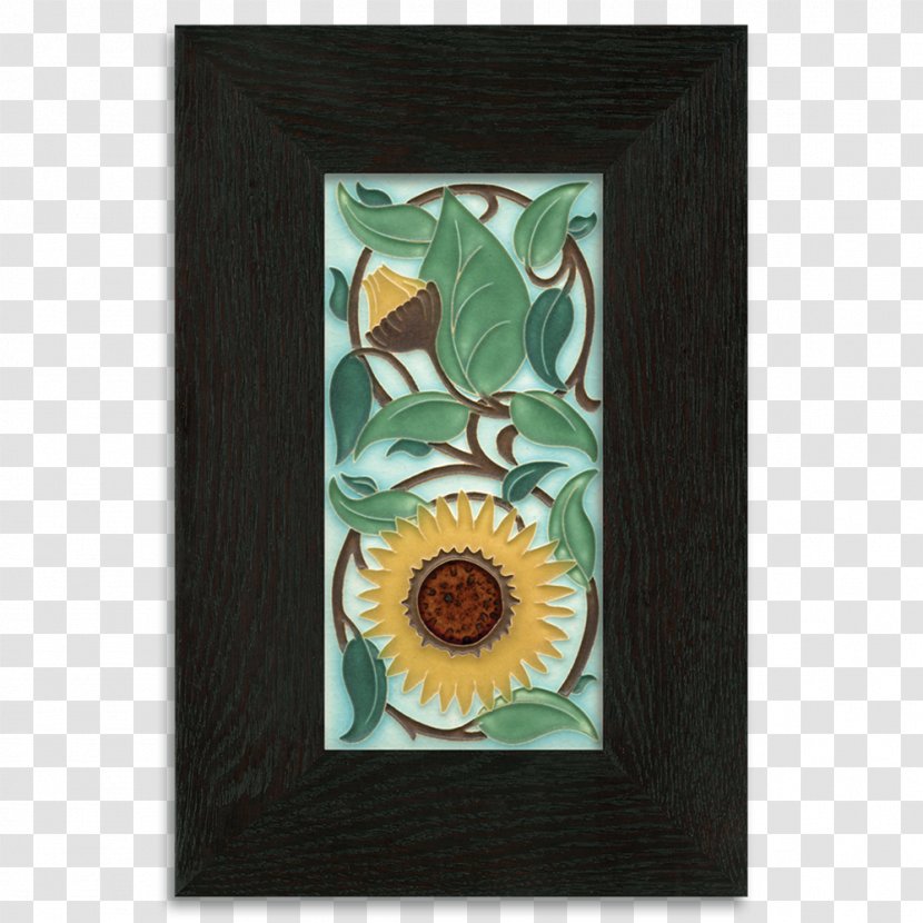 Picture Frames Tile Art Ceramic Framing - Rigid Frame - Sunflower Watercolor Transparent PNG