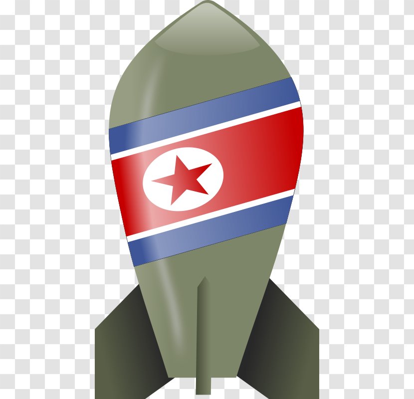 North Korea South Nuclear Weapon Clip Art - Flag Of - Bomb Transparent PNG