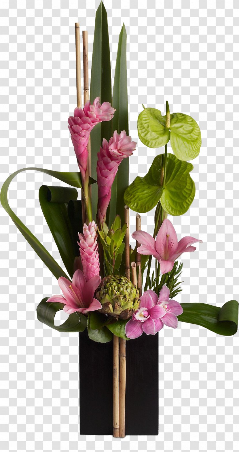Floristry Flower Bouquet Floral Design Ikebana - Flowerpot - Artichokes Transparent PNG