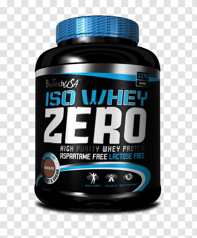 Dietary Supplement BiotechUSA Isowhey Zero Lactose Free Flavor Gr Chocolate 2270 2.27 Kg Whey Protein - Food Transparent PNG