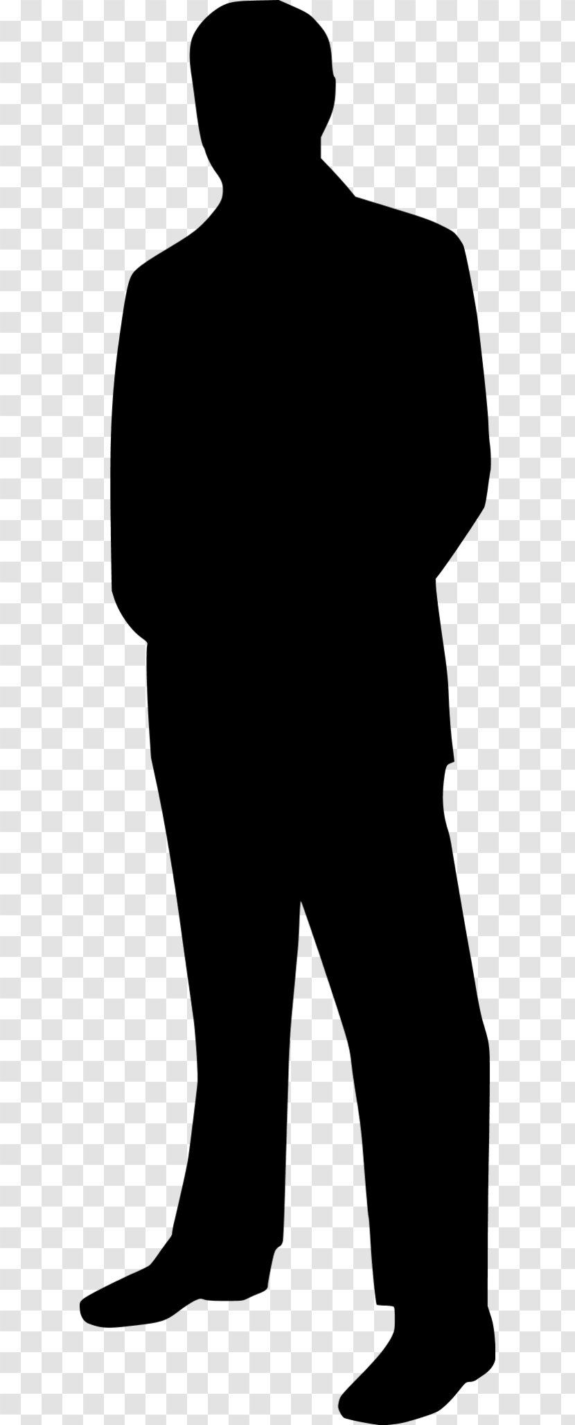 Silhouette Man Clip Art - Monochrome Photography Transparent PNG