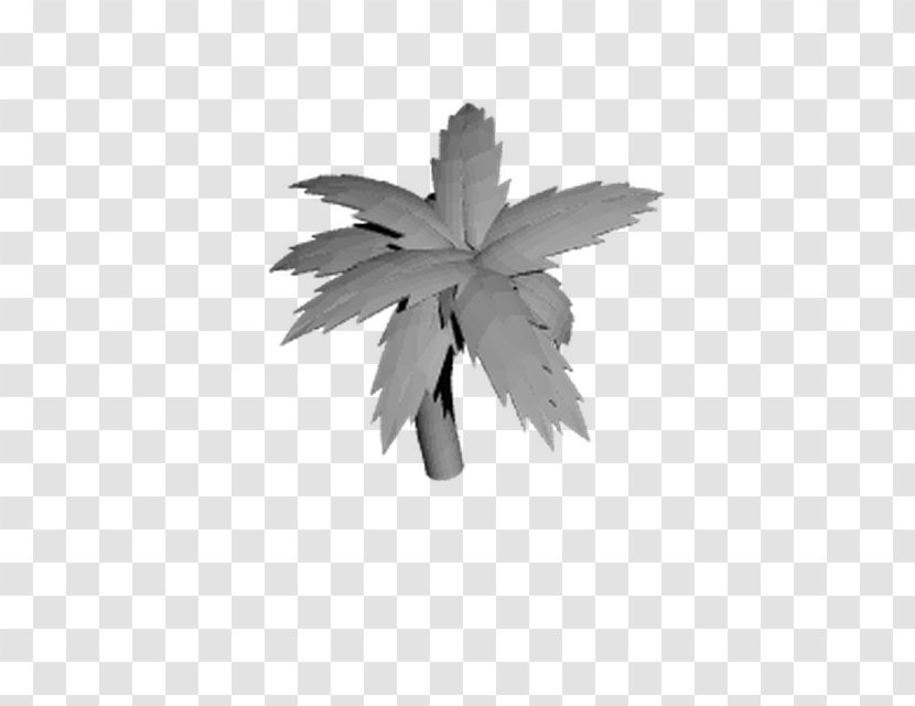 Leaf White - 3D Tree Transparent PNG