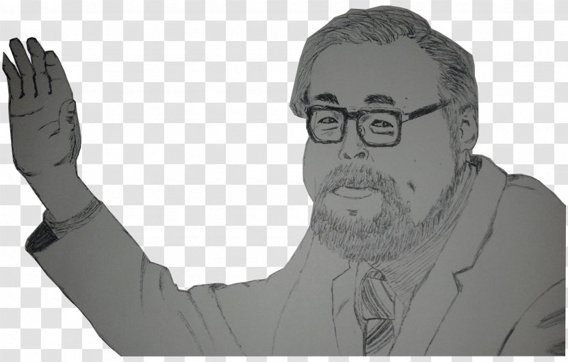 Thumb Drawing - Face - Hayao Miyazaki Transparent PNG