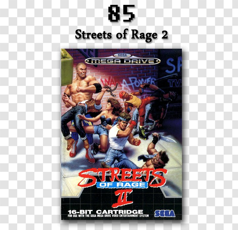 Streets Of Rage 2 Sonic The Hedgehog & Knuckles - Game - Advertising Transparent PNG