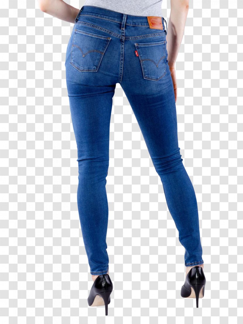 Jeans T-shirt Blue Slim-fit Pants - Heart Transparent PNG