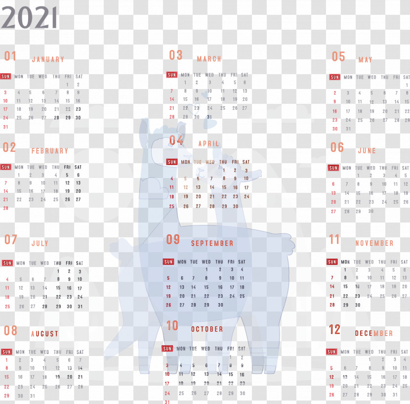 Meter Calendar System Font Transparent PNG