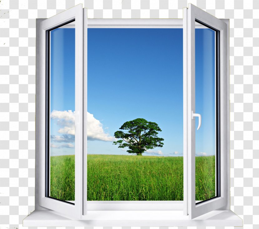 Window Blinds & Shades VEKA Plastic Door Transparent PNG