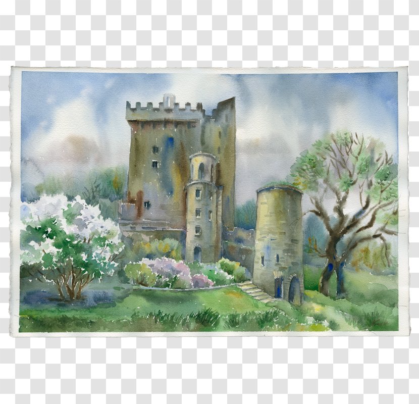 Blarney Castle Kilkenny Watercolor Painting Kinsale Transparent PNG