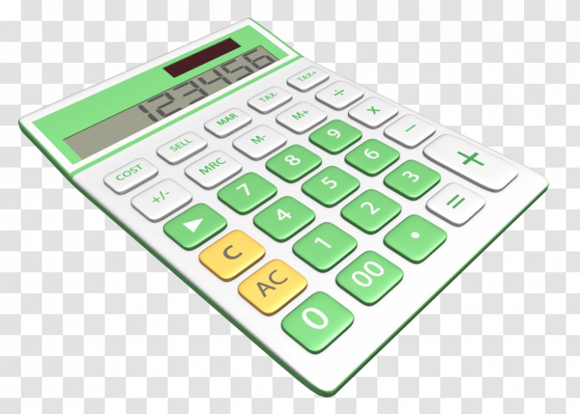 Solar-powered Calculator Mortgage Scientific - Solarpowered Transparent PNG