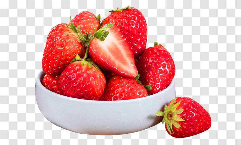 Strawberry Pie Aedmaasikas Auglis - Fragaria - Bowl Of Red Picking Picture Material Transparent PNG