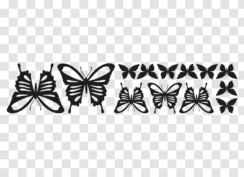 Brush-footed Butterflies Butterfly Insect White Font - Membrane Winged Transparent PNG