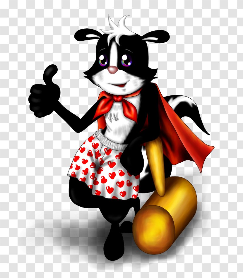 Clip Art Illustration Desktop Wallpaper Product Computer - Fictional Character - Skunks Transparent PNG