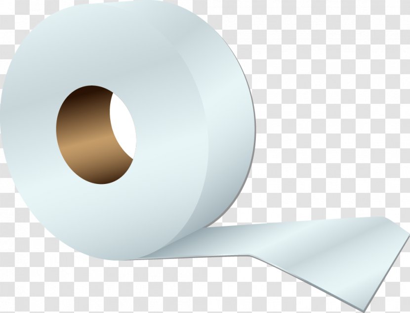 Toilet Paper Scroll - Tissue - A Roll Of Vector Material Transparent PNG