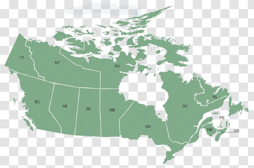 Canada Vector Map World Transparent PNG