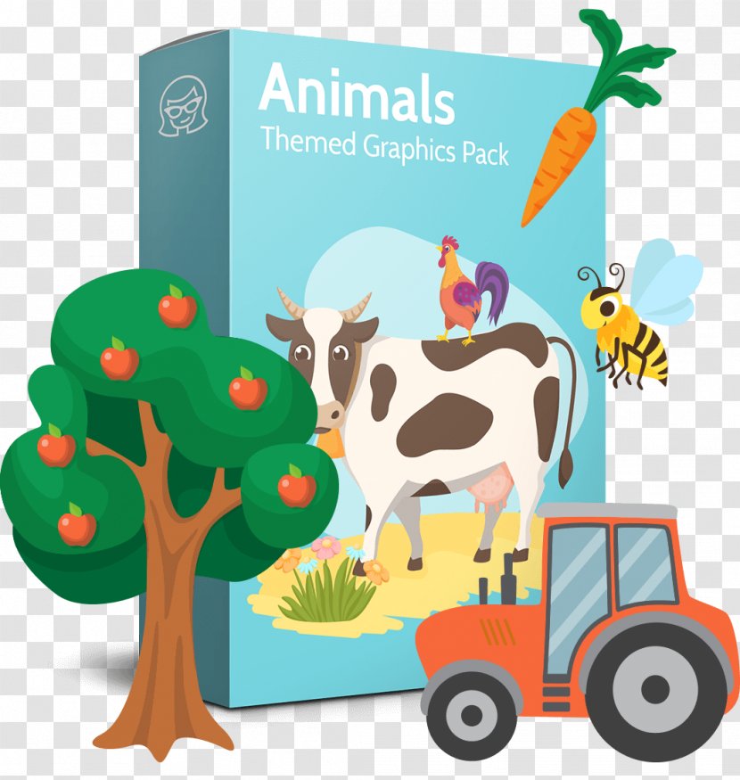 Flat Design - Organism - Farm Animals Transparent PNG