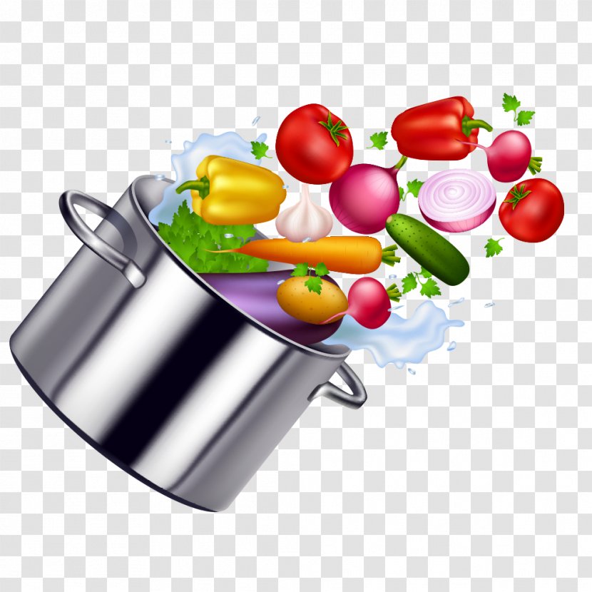 Vegetable Illustration - Cookware And Bakeware - Vegetables Transparent PNG