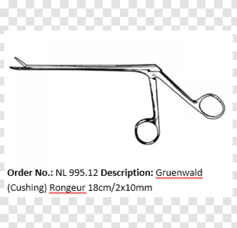Rongeur Surgery Surgical Instrument Tool Forceps - Obstetrics Transparent PNG