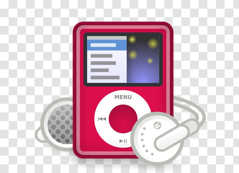 IPod Android Download Podcast - Magenta Transparent PNG