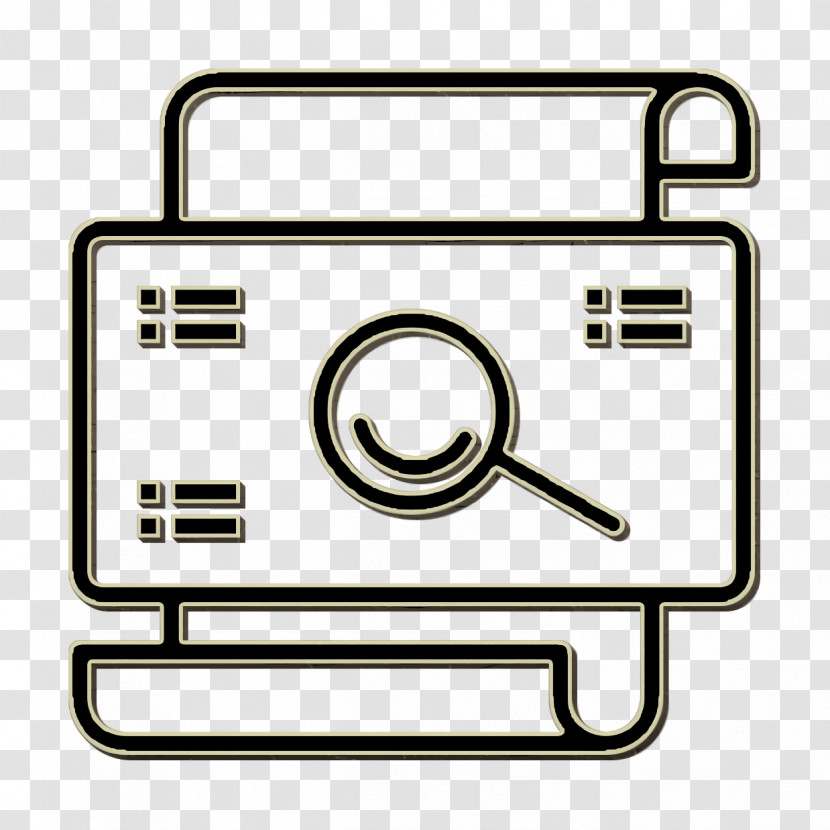 Review Icon File And Document Icon Loupe Icon Transparent PNG