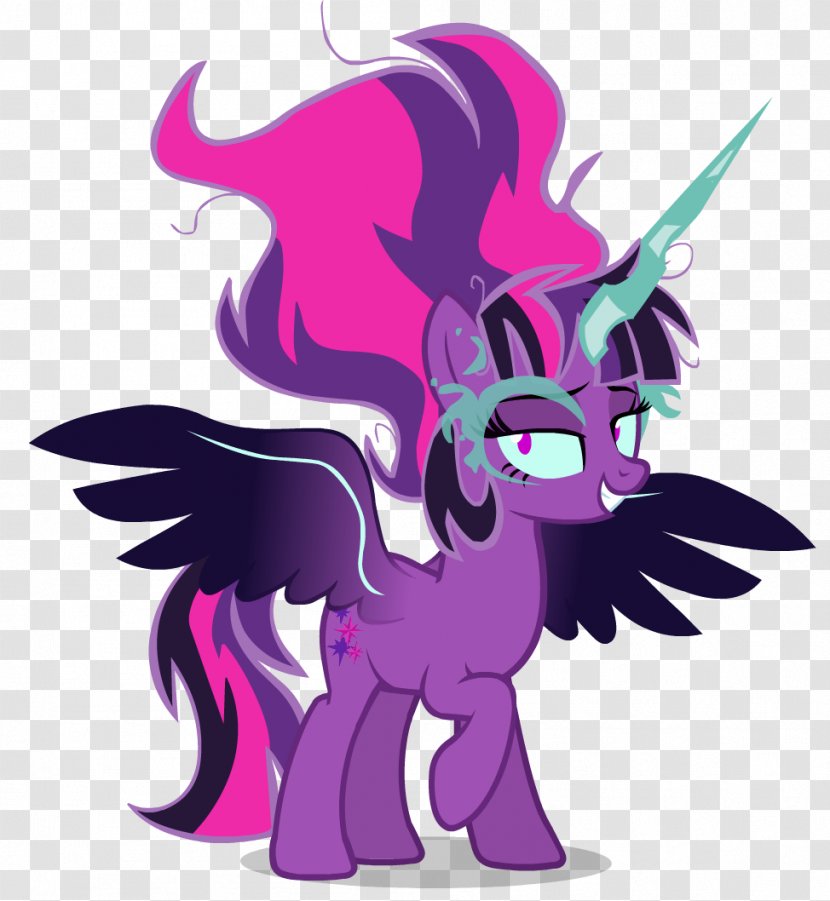 Twilight Sparkle Pony Rarity Flash Sentry Sunset Shimmer - Wing - Demon Transparent PNG