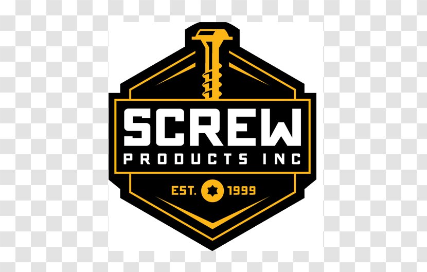Logo Brand Screw Products, Inc Font - Yellow Transparent PNG