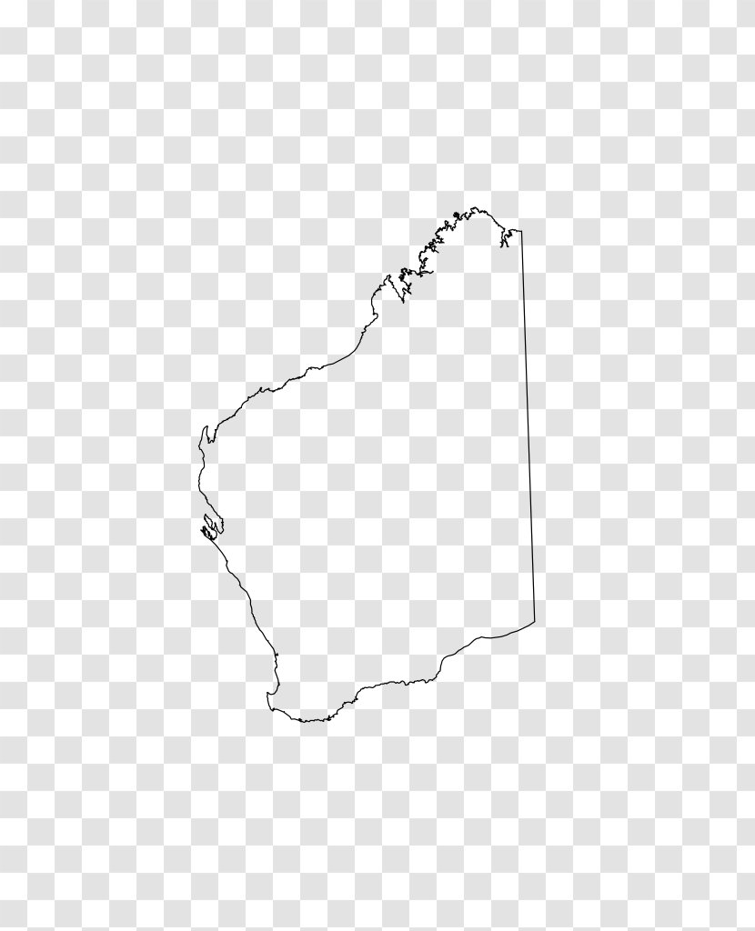 Western Australia Clip Art - Outline Transparent PNG