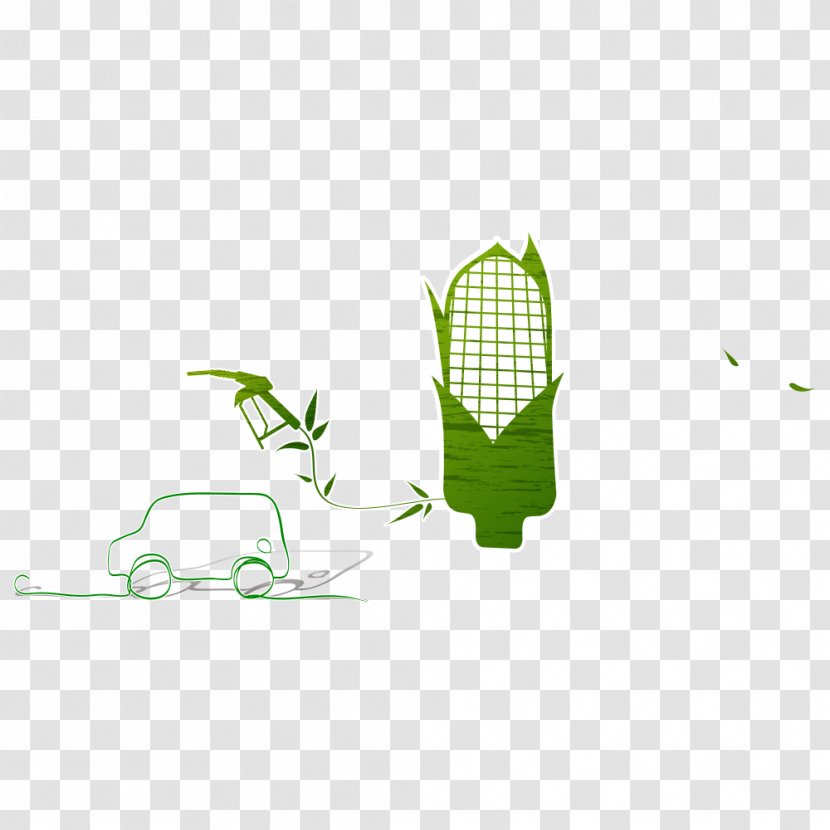Car Gasoline Energy Conservation Ethanol - Grass - Corn Transparent PNG