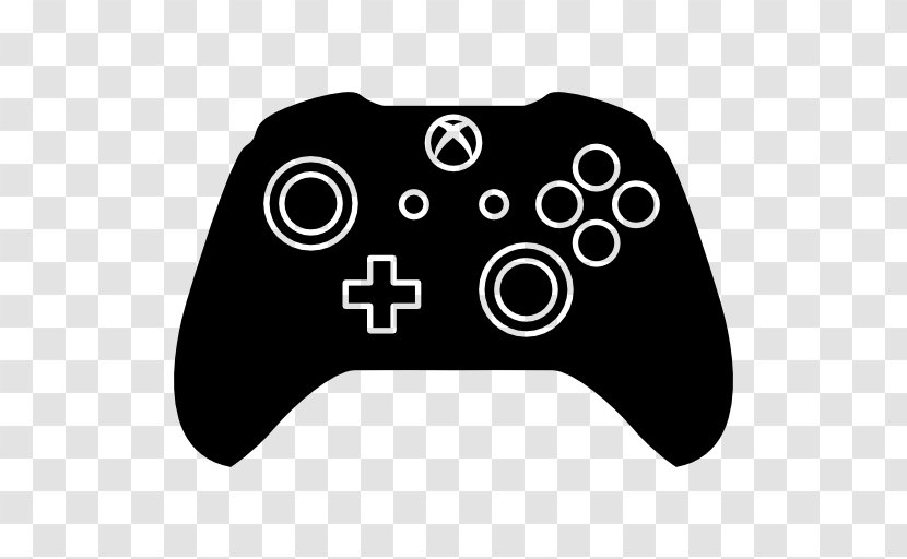 Xbox 360 Controller One Black - Game Controllers - Gamepad Transparent PNG