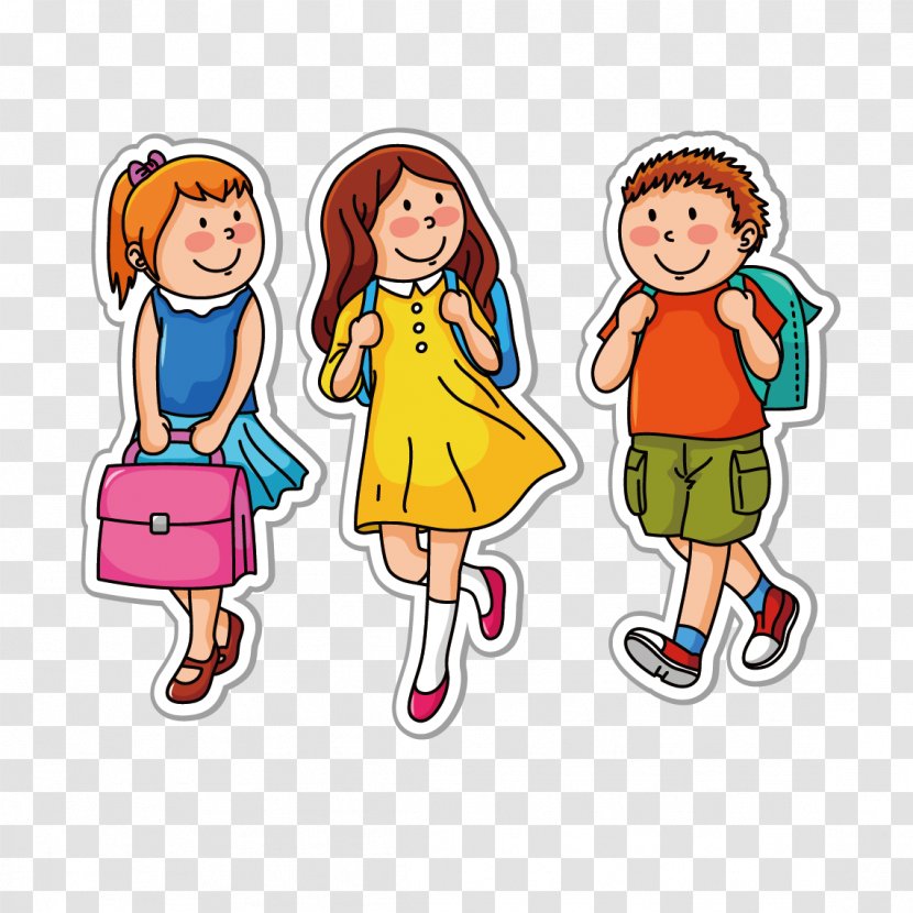 School Child Clip Art - Tree - Go To Together Transparent PNG