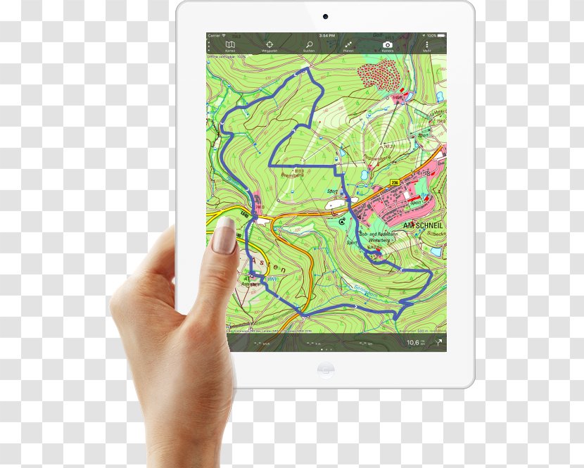 GPS Navigation Systems Topographic Map Topography Android - Gps - Gpsgerat Transparent PNG