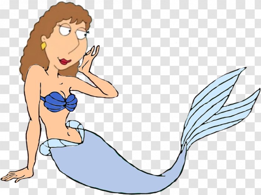 Mermaid Ariel Carol Pewterschmidt Lois Griffin Art - Flower Transparent PNG