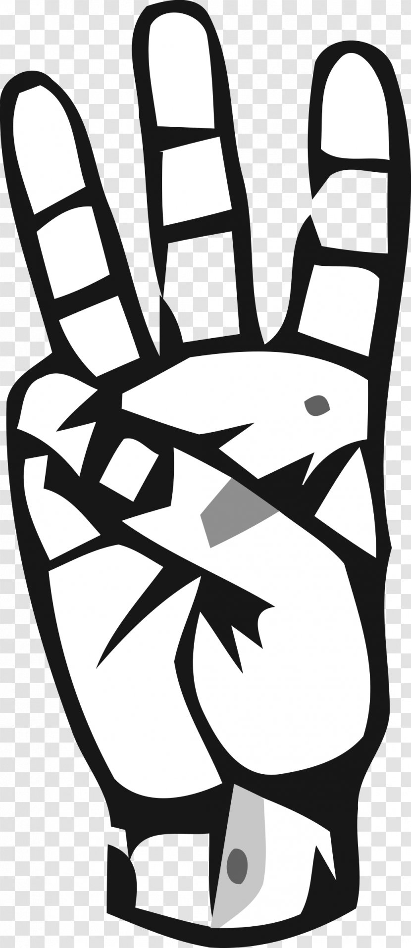 American Sign Language Number Gesture - Area - Symbol Transparent PNG