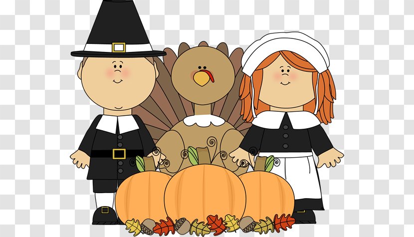 Turkey Thanksgiving Pilgrims Clip Art - Fictional Character - Cute Pictures Transparent PNG