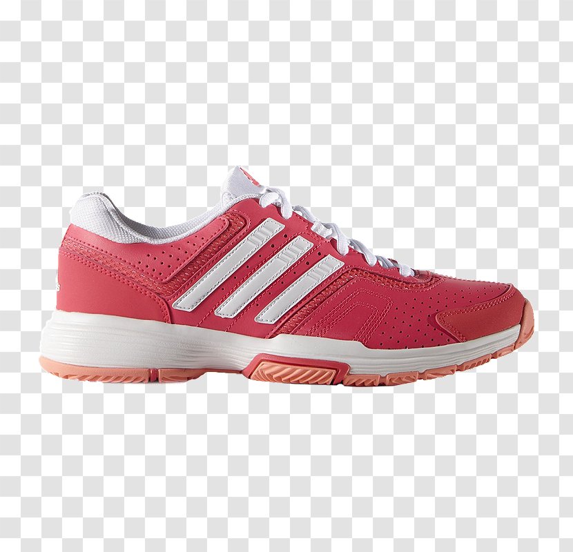 Adidas Barricade Court 2 EU 40 2/3 Sports Shoes - Red - Pink For Women Transparent PNG