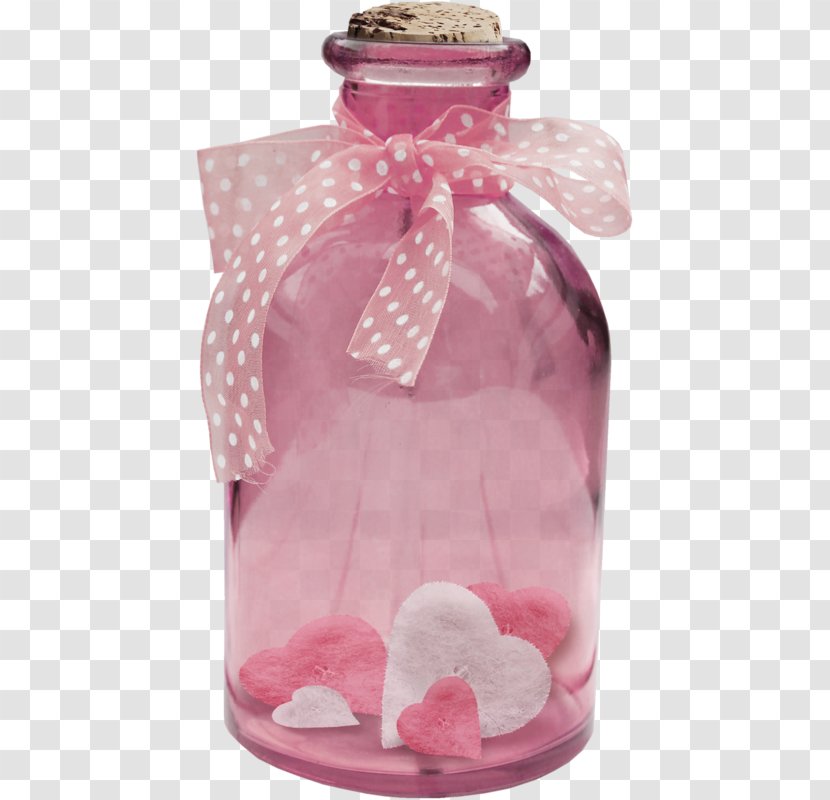 Bottle - Jar - Pink Transparent PNG