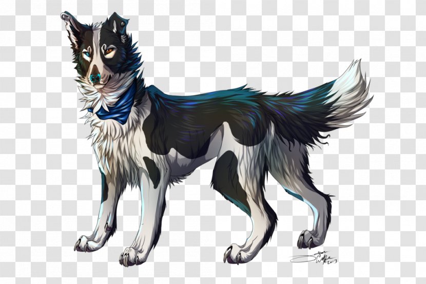 DeviantArt Dog Breed Drawing Furry Fandom - Deviantart - Border Collie Husky Mix Transparent PNG