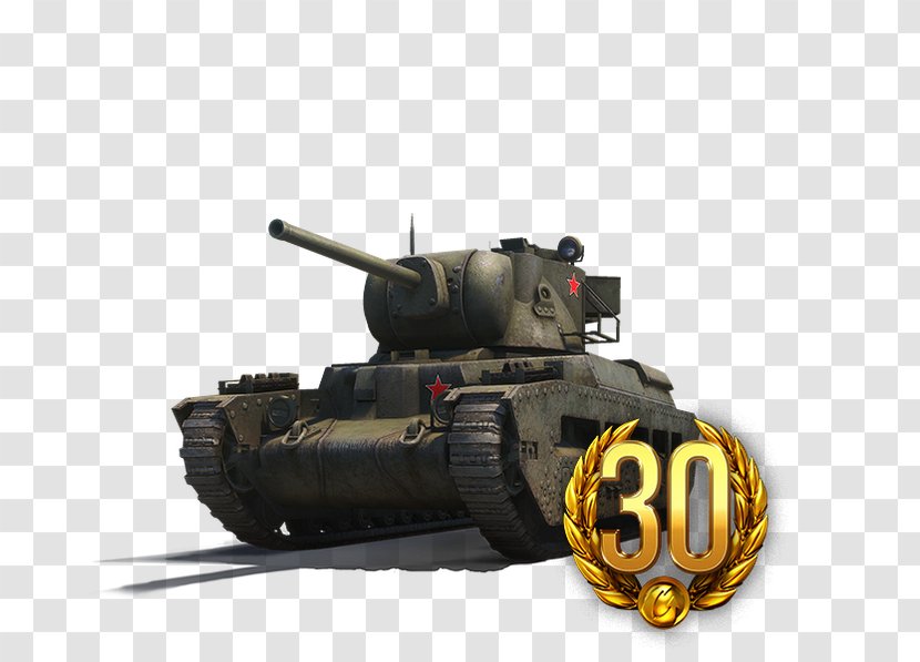 Churchill Tank World Of Tanks Gun Turret Valentine - Motor Vehicle - Weekend Special Transparent PNG