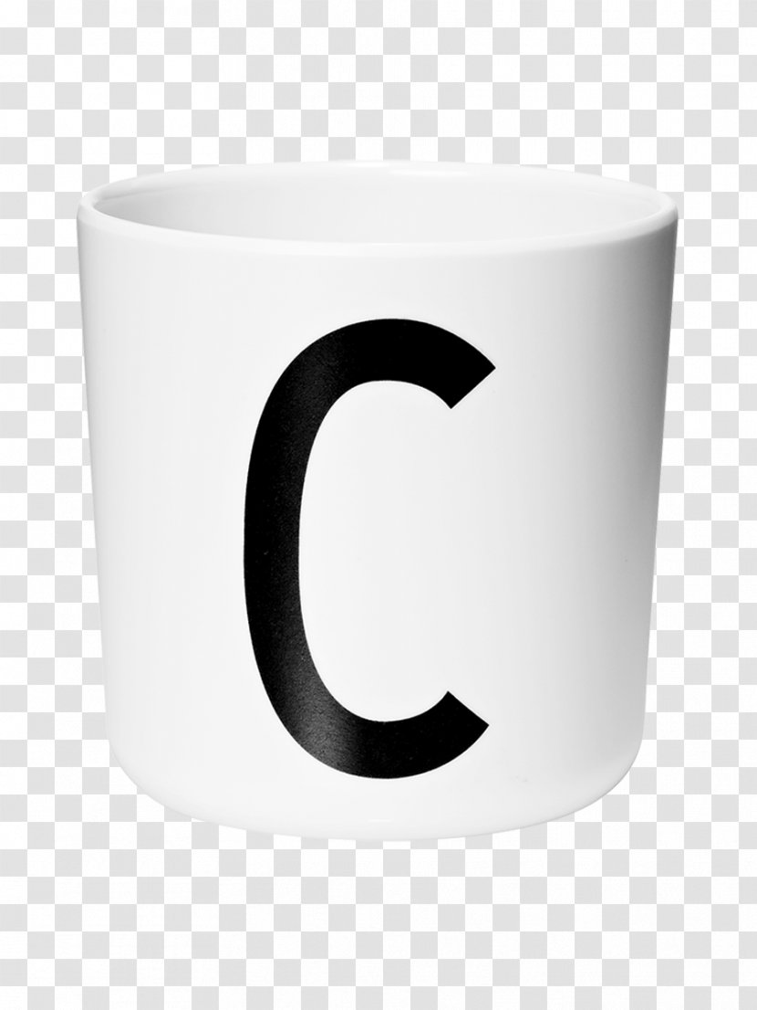 Mug Cup Melamine Letter - Alphabet Transparent PNG