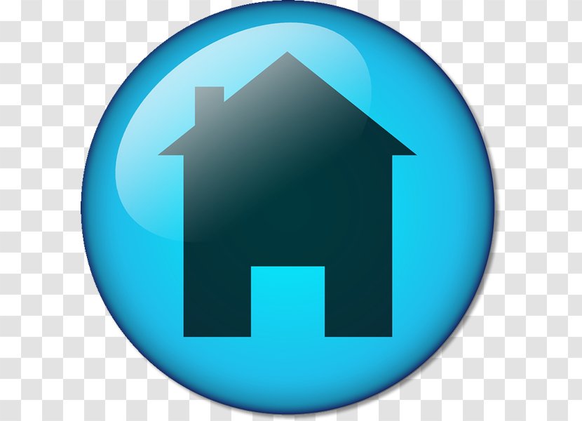 Stock Photography Home Web Design Clip Art - Azure - Button Transparent PNG