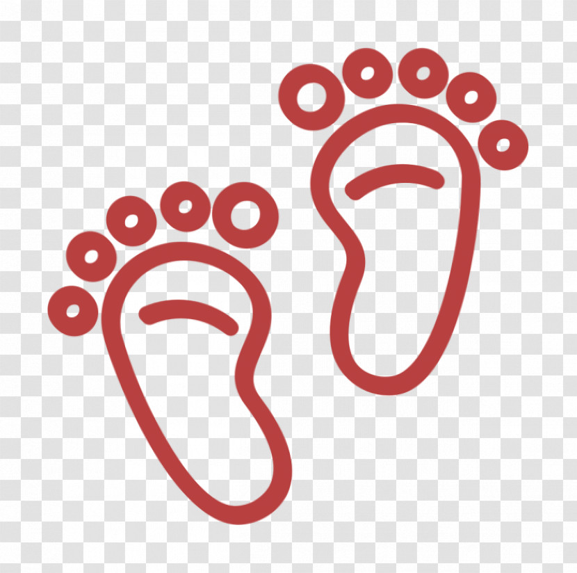 Footprint Icon Baby Icon Foot Icon Transparent PNG