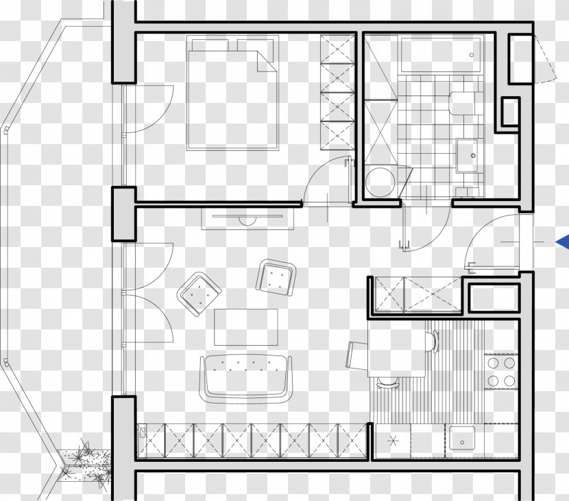 Floor Plan Architecture Technical Drawing - Home - Design Transparent PNG