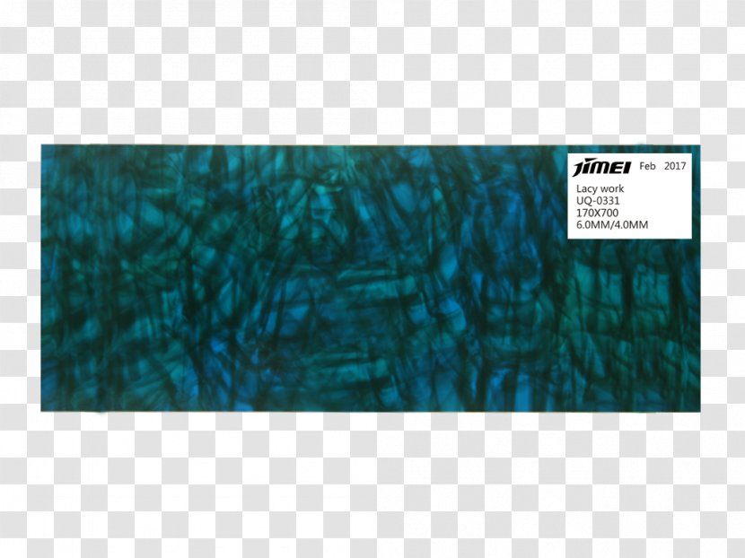 Turquoise Rectangle Organism - Electric Blue - 0331 Transparent PNG