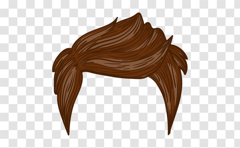 Hairstyle Image Design Illustration - Cabelo - Brown Hair Transparent PNG