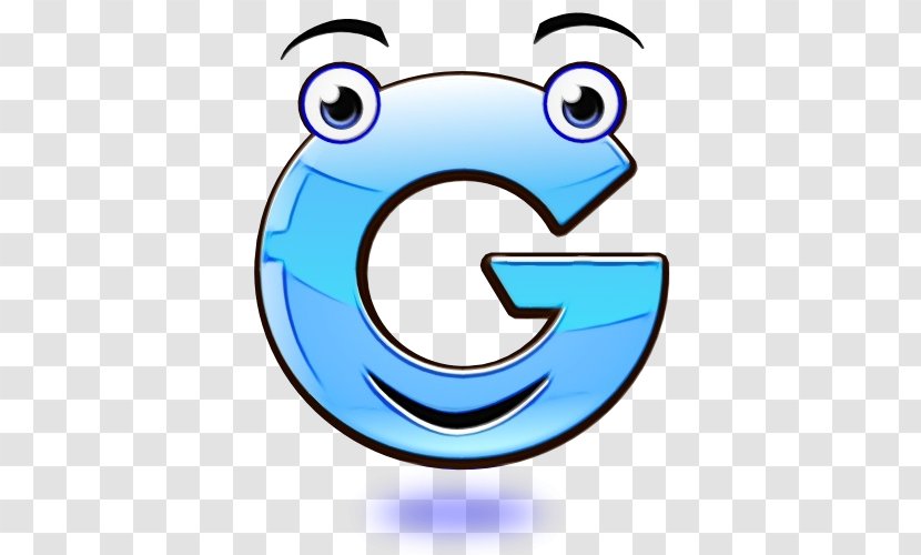Blue Clip Art Aqua Line Symbol - Smile - Logo Transparent PNG