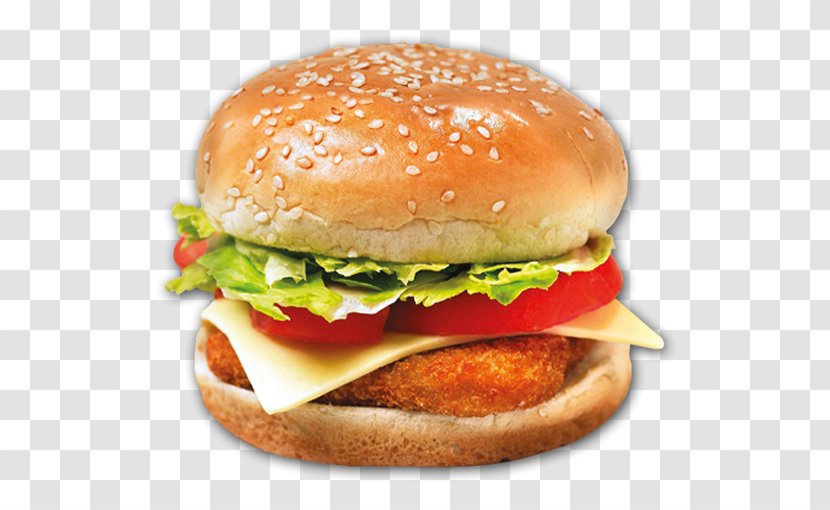 Cheeseburger Hamburger Veggie Burger Breakfast Sandwich Whopper - Fast Food Restaurant - Chicken Transparent PNG