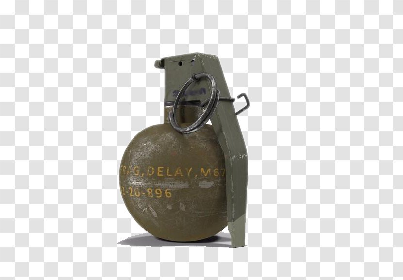 M67 Grenade - War - Retro Transparent PNG