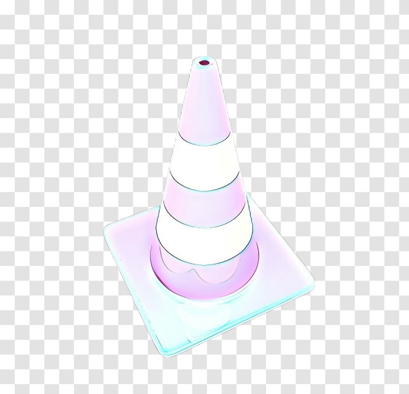 Cone Design - Pink Violet Transparent PNG