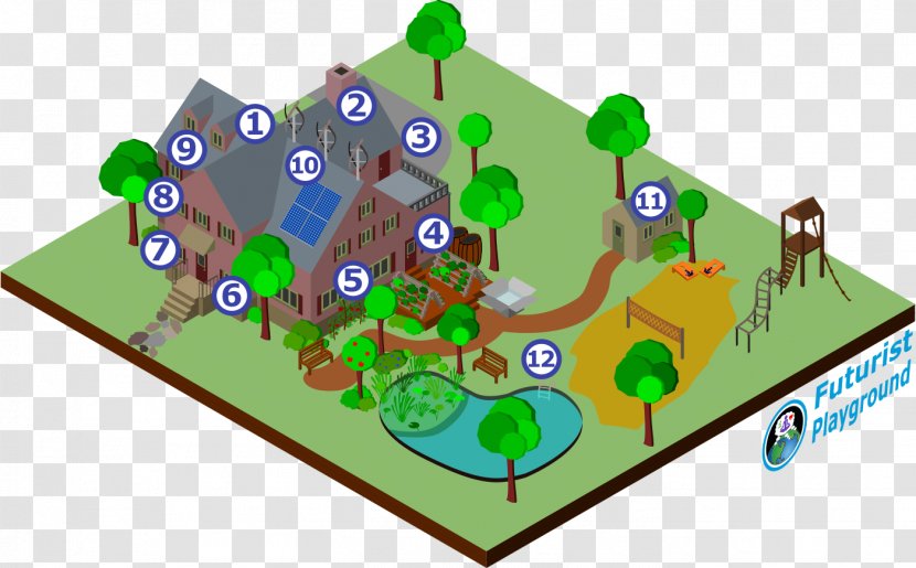 House Community Cohousing Diagram Cambridge - Play - Energy Saving And Environmental Protection Transparent PNG