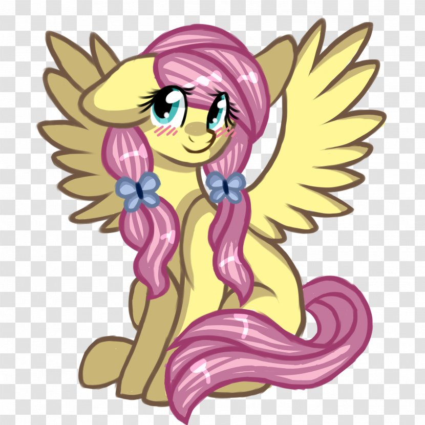 Pony Fluttershy Equestria Horse Art - Heart Transparent PNG